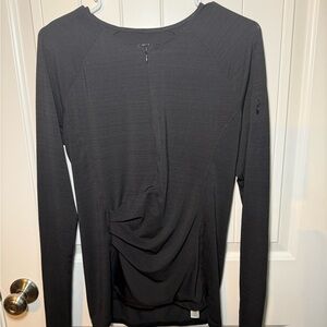 Athletes Black Long Sleeve Top Small